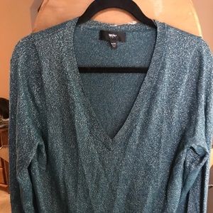 Sparkle v-neck sweater